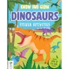 Hinkler Drawing, Colouring & Painting | Stationary & Stickers>Know And Glow Sticker & Activity Book - Dinosaurs
