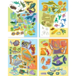 Hinkler Drawing, Colouring & Painting | Stationary & Stickers>Know And Glow Sticker & Activity Book - Dinosaurs