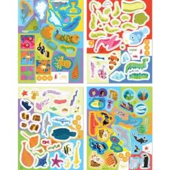 Hinkler Drawing, Colouring & Painting | Stationary & Stickers>Know And Glow Sticker & Activity Book - Ocean