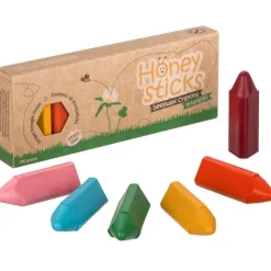 Honeysticks Art Supplies | Drawing, Colouring & Painting>Beeswax Crayons - Triangles 10pk