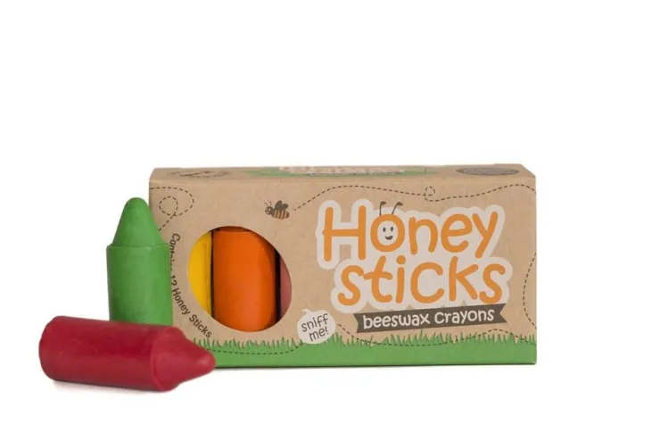 Honeysticks Art Supplies | Drawing, Colouring & Painting>Beeswax Originals Crayons (12 pk)