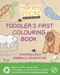Honeysticks Art Supplies | Drawing, Colouring & Painting>* Colouring Book - Endangered Species