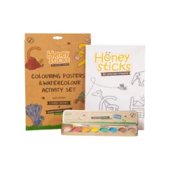 Honeysticks Art Supplies | Drawing, Colouring & Painting>Colouring Posters & Watercolour Activity Set