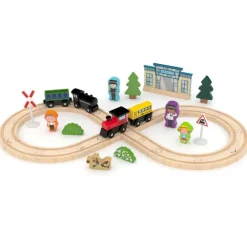 J'ADORE Wooden Toys | Trains & Train Sets>J'adore Classic Train Set