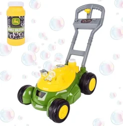 John Deere Push & Pull Toys | 3 Years+>Bubble & Go Mower