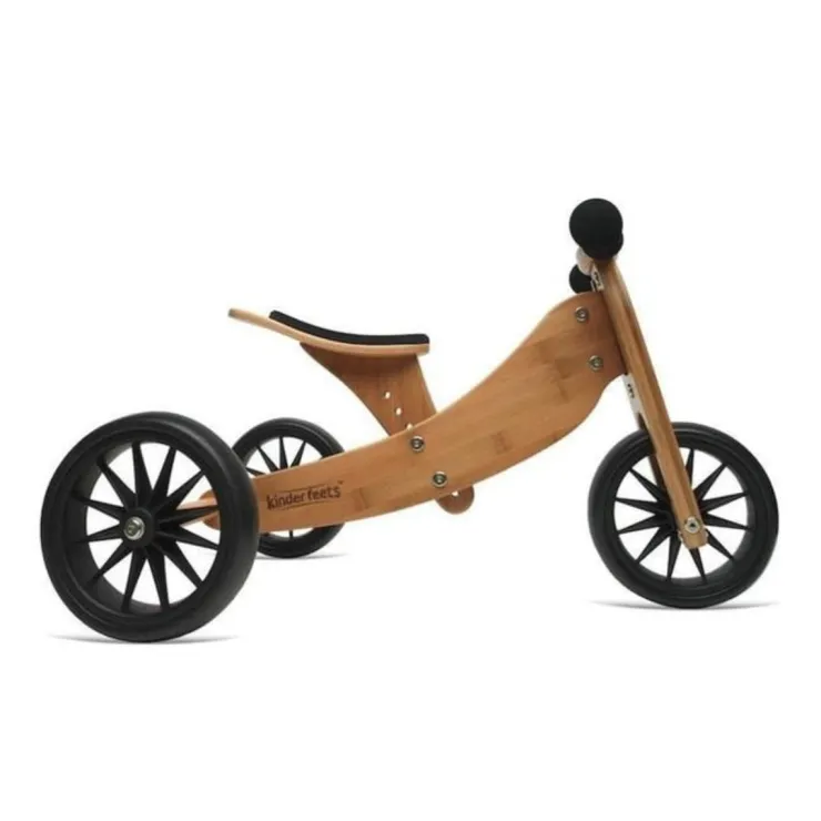 Kinderboard Balance Bikes | Wooden Toys>Kinderfeet Tiny Tot - Bamboo
