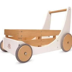 Kinderboard Trikes & Wagons | Wooden Toys>Kinderfeets Cargo Walker - White