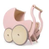 Kinderboard Wooden Toys | Push & Pull Toys>Kinderfeets Pram Rose