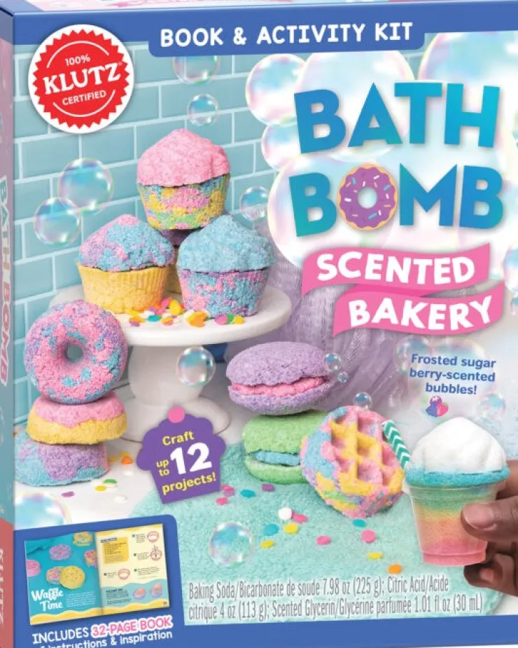 KLUTZ Make & Create | 8 Years+>Make Your Own Bath Bombs Scented Bakery