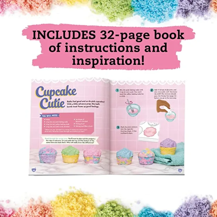 KLUTZ Make & Create | 8 Years+>Make Your Own Bath Bombs Scented Bakery
