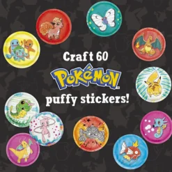 KLUTZ Make & Create | Stationary & Stickers>Pokemon Colour-In 3D Puffy Stickers