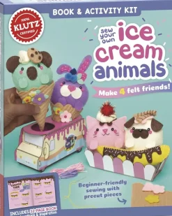 Klutz Make & Create | 8 Years+>* Sew Your Own Ice Cream Animals