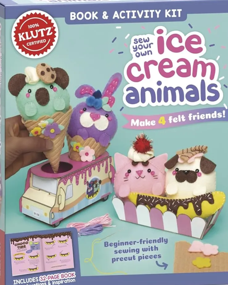 Klutz Make & Create | 8 Years+>* Sew Your Own Ice Cream Animals
