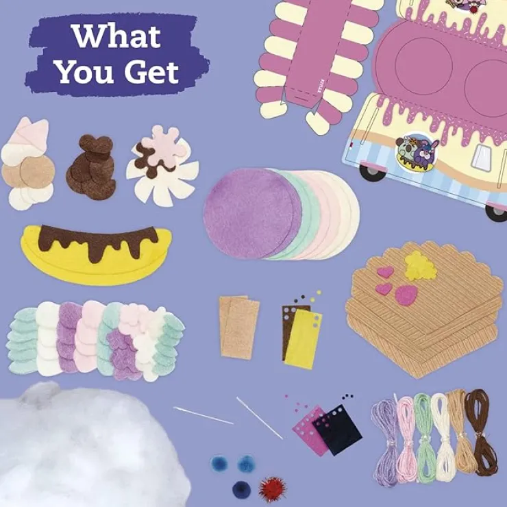 Klutz Make & Create | 8 Years+>* Sew Your Own Ice Cream Animals