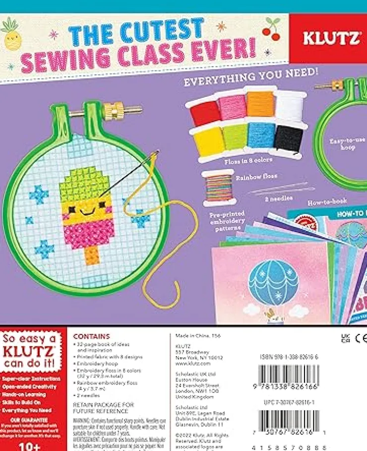 KLUTZ Make & Create | 8 Years+>* Super Cute Embroidery
