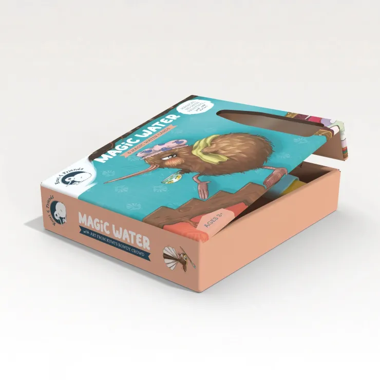 KUWI THE KIWI 3 Years+ | 4 Years+>Kuwi & Friends Magic Water Cards - Kuwi's Rowdy Crowd