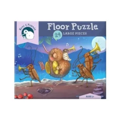 KUWI THE KIWI Jigsaw Puzzles | 3 Years+>Kuwi's Huhu Harmony Floor Puzzle - 24pc