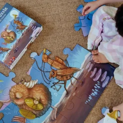 KUWI THE KIWI Jigsaw Puzzles | 3 Years+>Kuwi's Huhu Harmony Floor Puzzle - 24pc