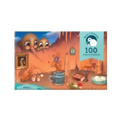 KUWI THE KIWI Jigsaw Puzzles | 5 Years+>Kuwi's Weta World Puzzle 100 pc