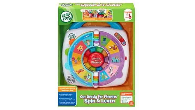 Leapfrog Electronic Learning Products | 2 Years+>My 1st Phonics Spin & Learn
