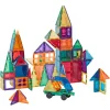 Learn & Grow Building Sets | Magnetic Tiles>Rainbow Magnetic Tiles Builders Pack 110pc