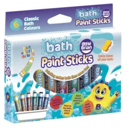 Little Brian Drawing, Colouring & Painting | 3 Years+>Bath Paint Sticks - 6 pack