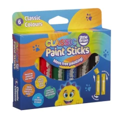 Little Brian Art Supplies | Drawing, Colouring & Painting>Paint Sticks Classic - 6 pack*