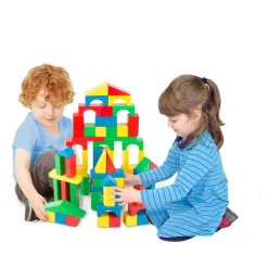 Melissa & Doug Wooden Toys | Building Blocks>100 Wood Blocks Set