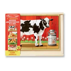 Melissa & Doug Wooden Toys | Jigsaw Puzzles>Farm Puzzles in a Box