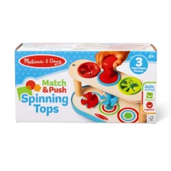 Melissa & Doug Activities & Learning | Early Development Toys>Match & Push Spinning Tops