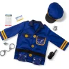 Melissa & Doug Costume Sets | Pretend Play>Police Officer Costume Role Play Set