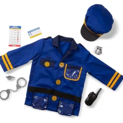 Melissa & Doug Costume Sets | Pretend Play>Police Officer Costume Role Play Set