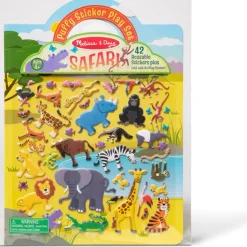 Melissa & Doug Stationary & Stickers | Books>Puffy Sticker Play Set - Safari