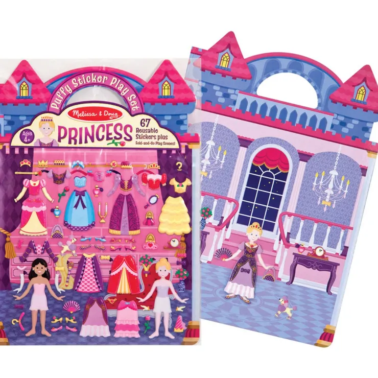 Melissa & Doug Stationary & Stickers | Books>Puffy Sticker Play Set - Princess