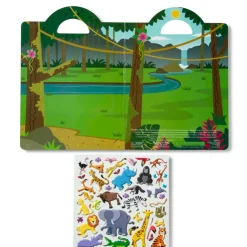 Melissa & Doug Stationary & Stickers | Books>Puffy Sticker Play Set - Safari