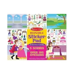 Melissa & Doug Stationary & Stickers | 3 Years+>Reusable Sticker Pad - Princess Castle