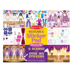 Melissa & Doug Stationary & Stickers | 3 Years+>Reusable Sticker Pad - Dress Up