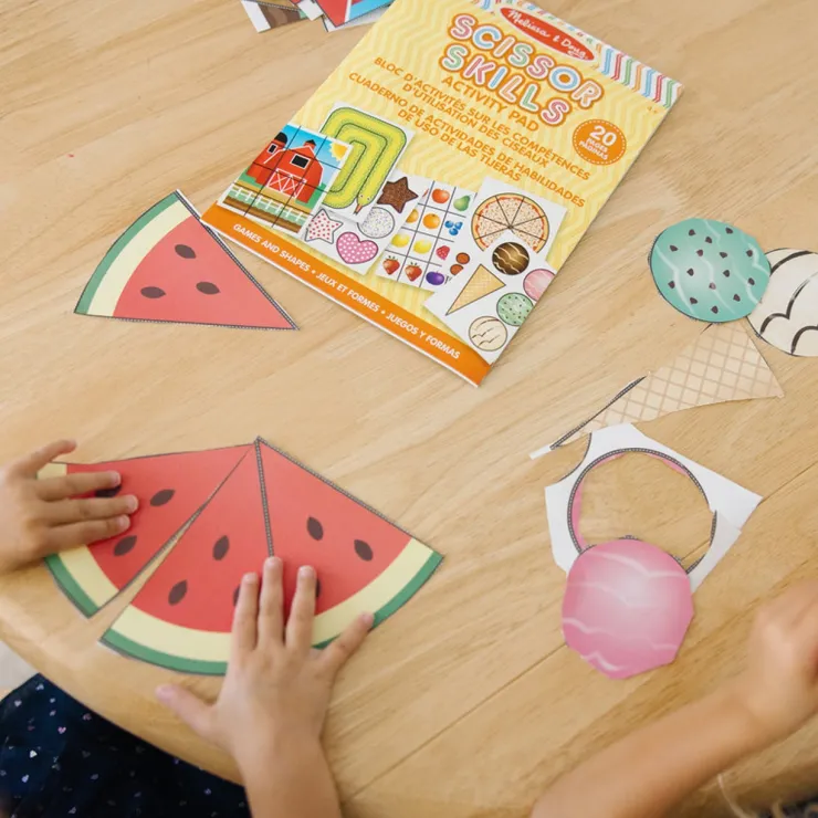 Melissa & Doug Stationary & Stickers | Early Development Toys>Scissor Skills Activity Pad