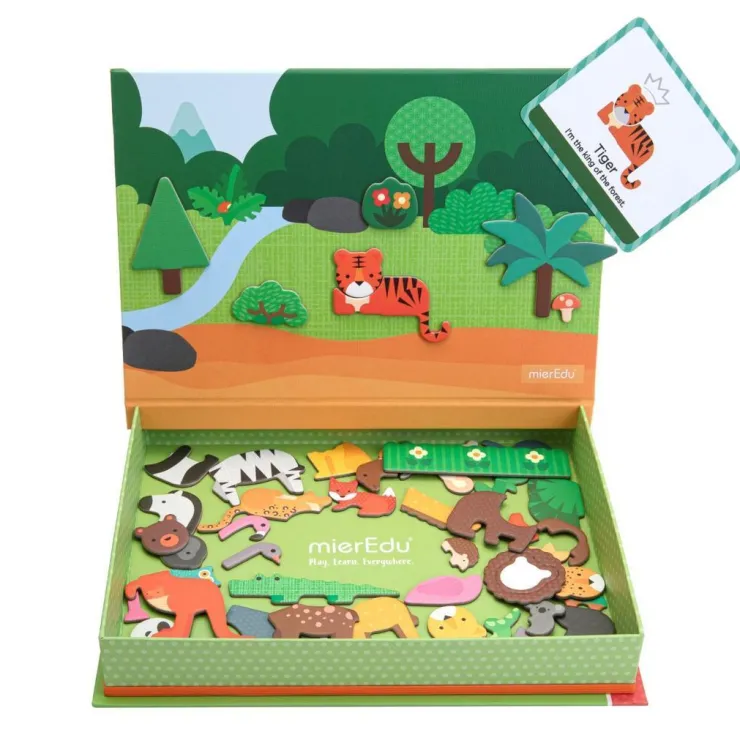 MIEREDU Activities & Learning | Art Supplies>Magnetic Art Case - Animal World