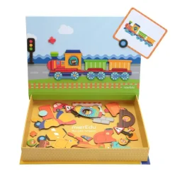 MIEREDU Activities & Learning | Art Supplies>Magnetic Art Case - Vehicles