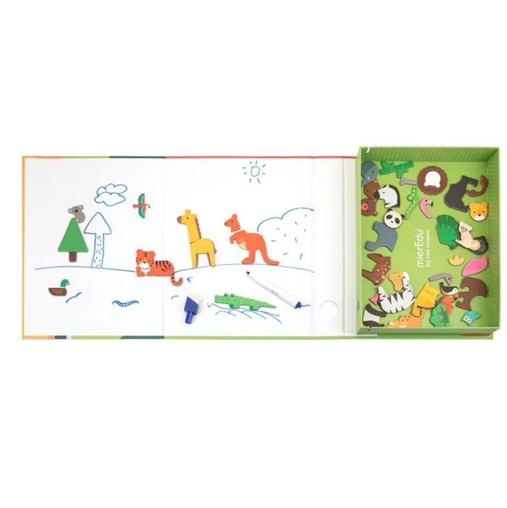 MIEREDU Activities & Learning | Art Supplies>Magnetic Art Case - Animal World