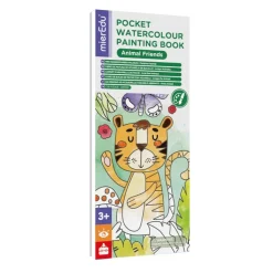 MIEREDU Drawing, Colouring & Painting | 3 Years+>Pocket Watercolour Painting Book - Animal Friends
