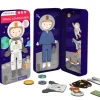 MIEREDU Jigsaw Puzzles | 3 Years+>Travel Magnetic Puzzle Box - Dream Big Series Space Adventurer