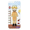 MIEREDU Jigsaw Puzzles | 3 Years+> Travel Magnetic Puzzle Box - Dream Big Series Firefighter