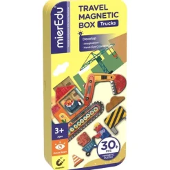 MIEREDU Jigsaw Puzzles>Travel Magnetic Puzzle Box - Trucks