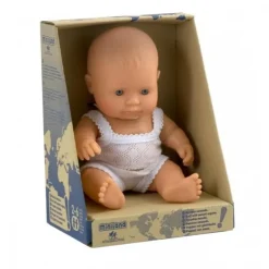 MINILAND Dolls | 12 Months+>Anatomically Correct Baby Doll 21cm Caucasian Boy