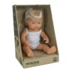 MINILAND Dolls | 12 Months+>Anatomically Correct Baby Doll 38cm Caucasian Boy