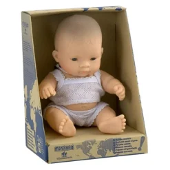 MINILAND Dolls | 12 Months+>Anatomically Correct Baby Doll 21cm Asian Boy