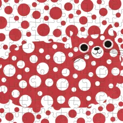 Mud Puppy Jigsaw Puzzles | 6 Years+>Mudpuppy Artsy Cats Puzzle Tin - Yayoi Catsama^