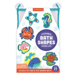 Mud Puppy Bath Toys | 3 Years+>Mudpuppy Ocean Life Stickable Foam Bath Shapes